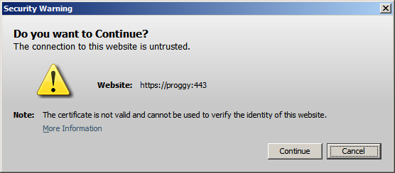 SSL cert error still there