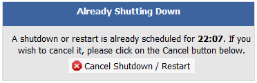 Just wait 10 seconds. It displays an abort function if you actually did not read the messages before :)